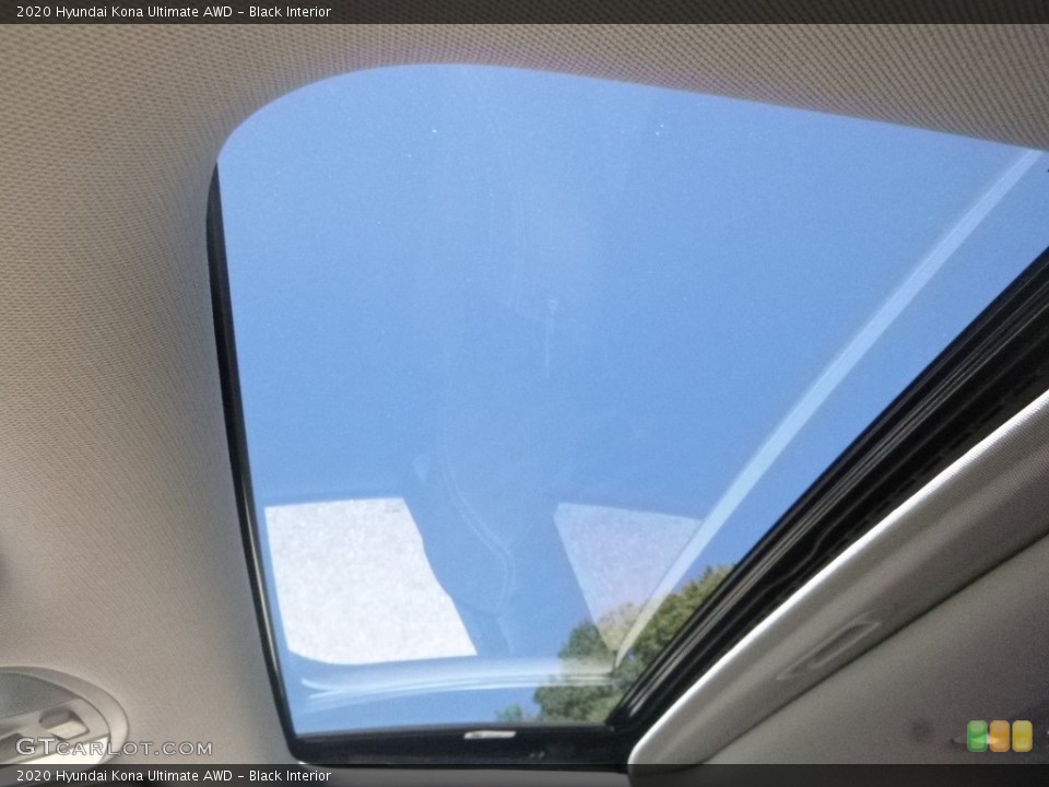 Black Interior Sunroof for the 2020 Hyundai Kona Ultimate AWD #135054324