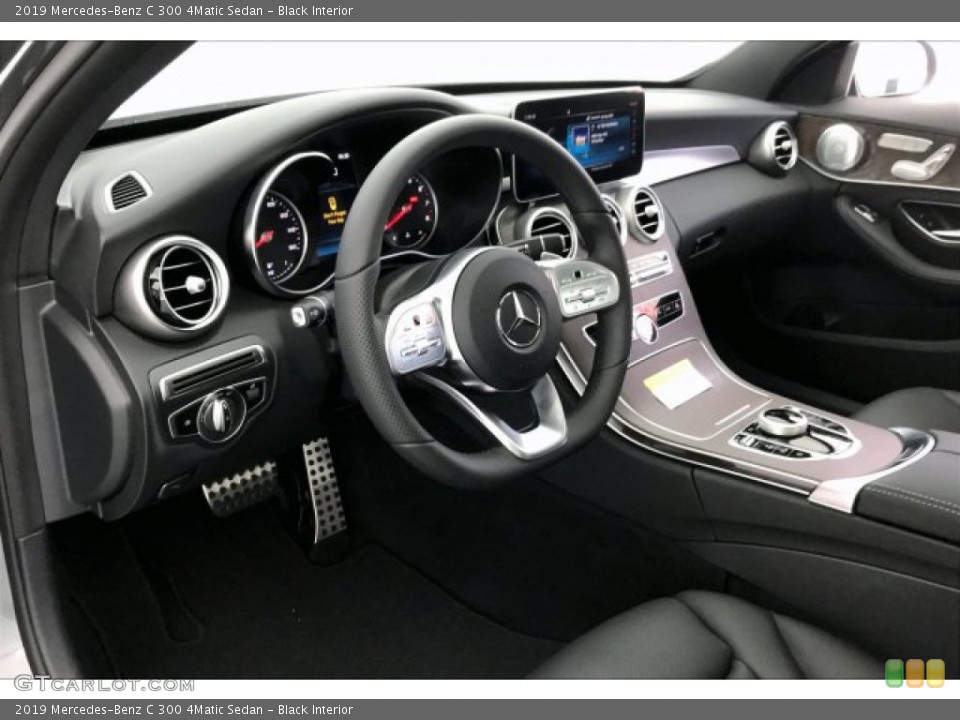 Black Interior Dashboard for the 2019 Mercedes-Benz C 300 4Matic Sedan #135054801