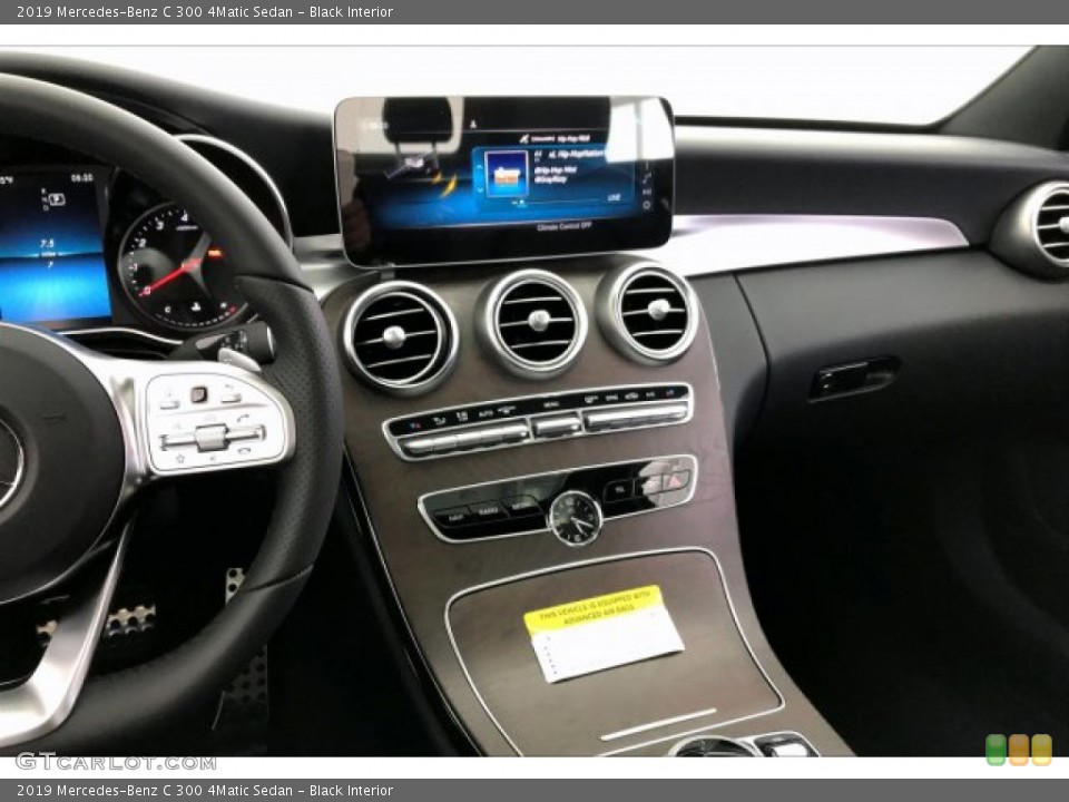 Black Interior Controls for the 2019 Mercedes-Benz C 300 4Matic Sedan #135054861
