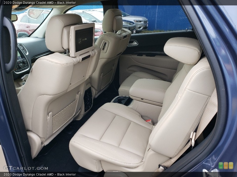 Black Interior Rear Seat for the 2020 Dodge Durango Citadel AWD #135056223