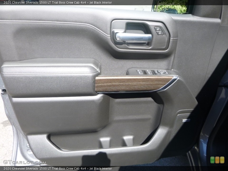 Jet Black Interior Door Panel for the 2020 Chevrolet Silverado 1500 LT Trail Boss Crew Cab 4x4 #135058029