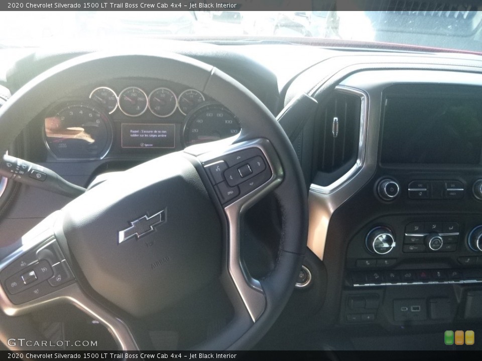 Jet Black Interior Steering Wheel for the 2020 Chevrolet Silverado 1500 LT Trail Boss Crew Cab 4x4 #135058422
