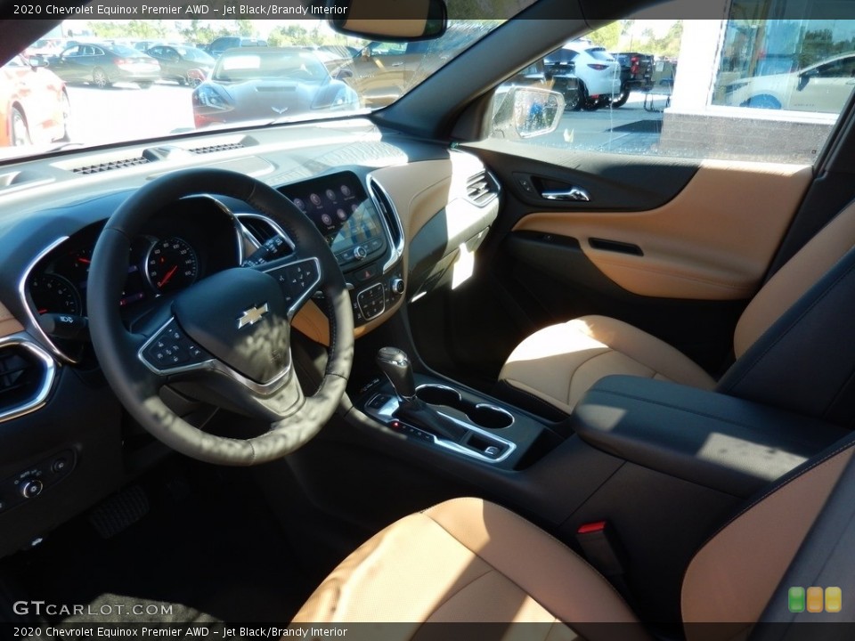 Jet Black/Brandy Interior Photo for the 2020 Chevrolet Equinox Premier AWD #135058815