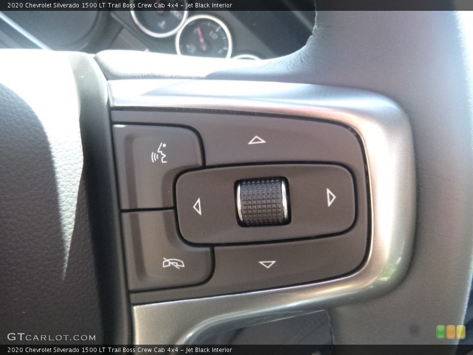 Jet Black Interior Steering Wheel for the 2020 Chevrolet Silverado 1500 LT Trail Boss Crew Cab 4x4 #135058930