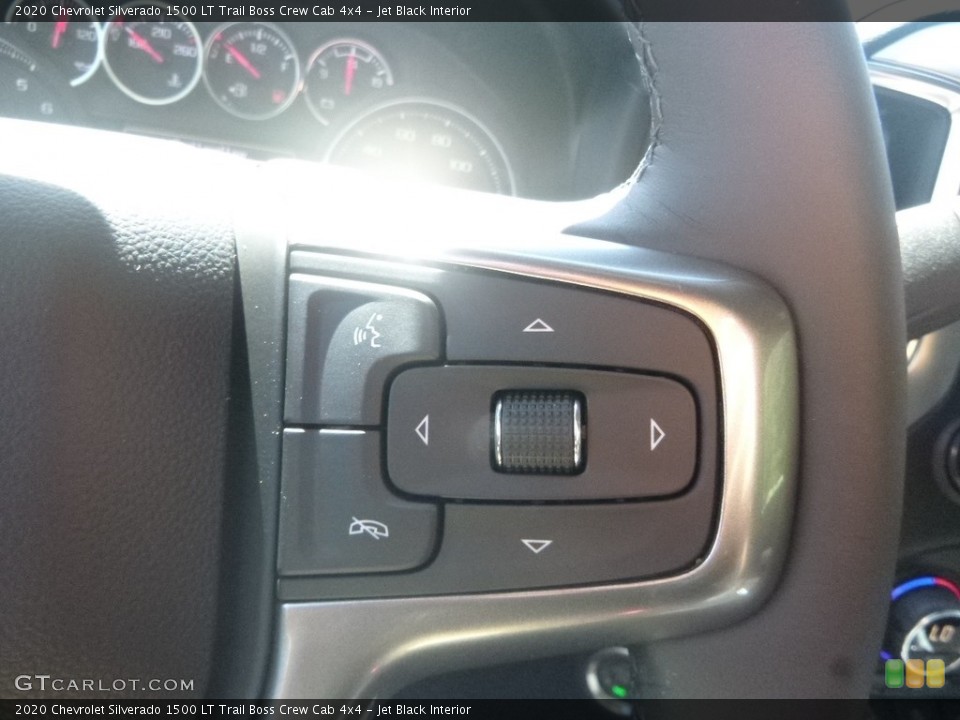 Jet Black Interior Steering Wheel for the 2020 Chevrolet Silverado 1500 LT Trail Boss Crew Cab 4x4 #135059271