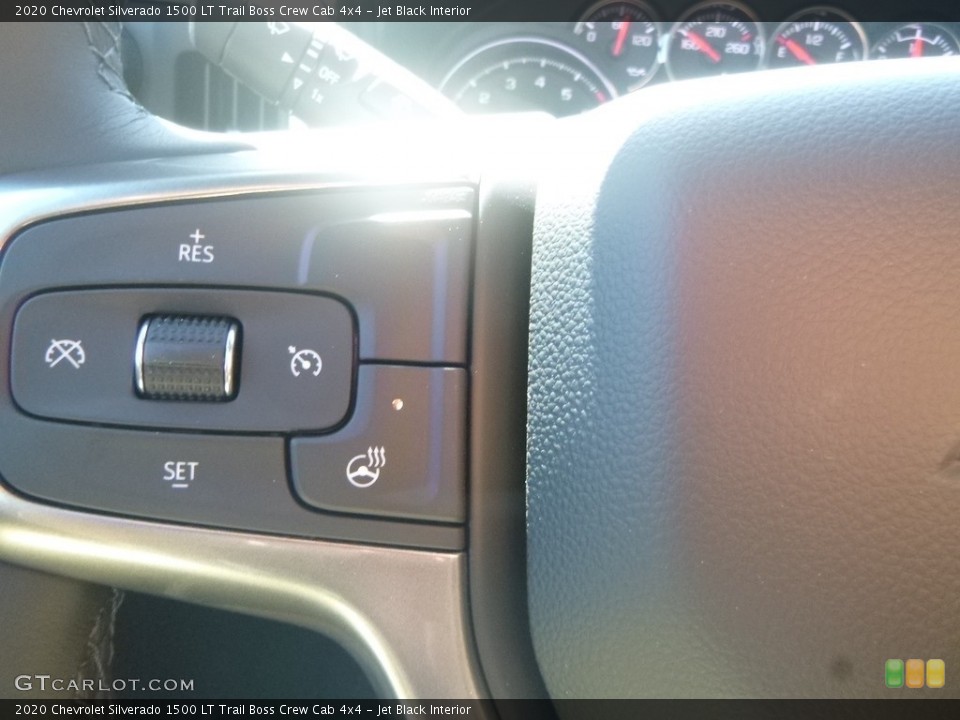 Jet Black Interior Steering Wheel for the 2020 Chevrolet Silverado 1500 LT Trail Boss Crew Cab 4x4 #135059283