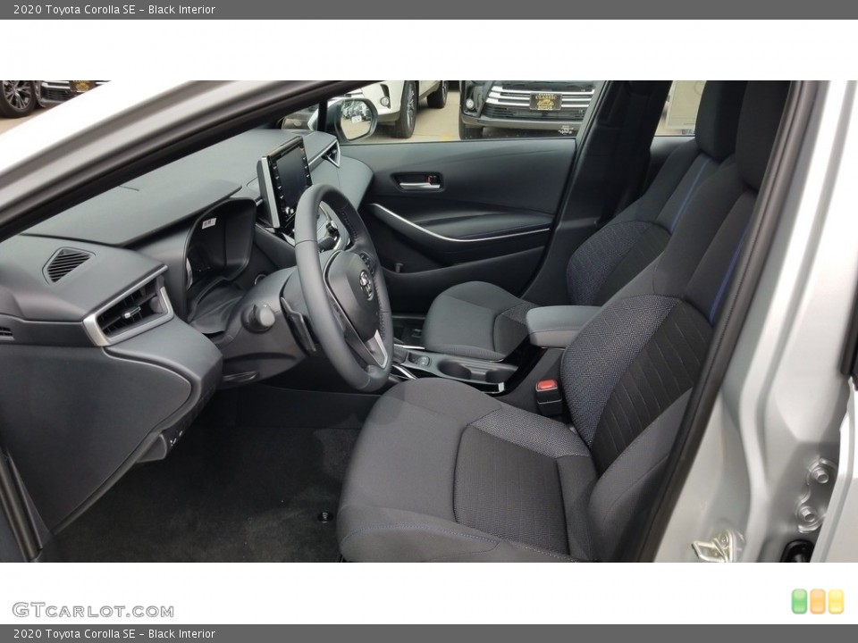 Black Interior Front Seat for the 2020 Toyota Corolla SE #135061137