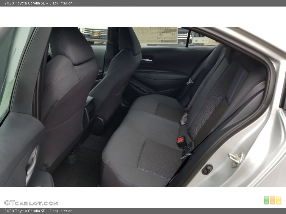 Black Interior Rear Seat for the 2020 Toyota Corolla SE #135061143