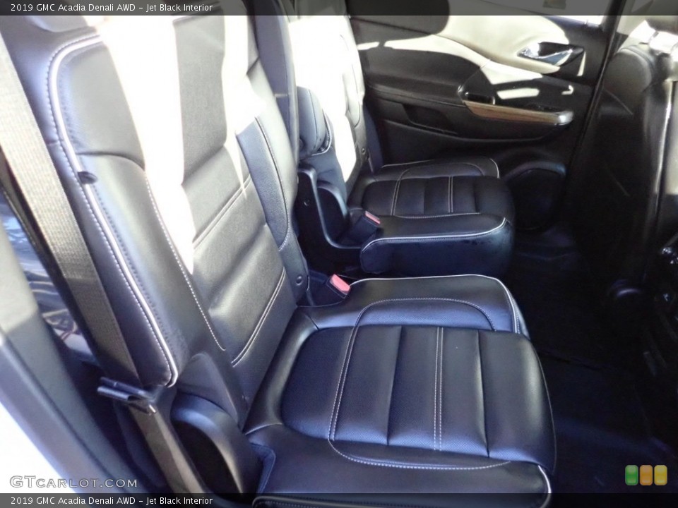 Jet Black Interior Rear Seat for the 2019 GMC Acadia Denali AWD #135063693