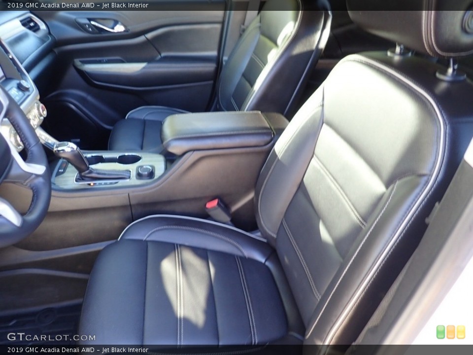 Jet Black Interior Front Seat for the 2019 GMC Acadia Denali AWD #135063702