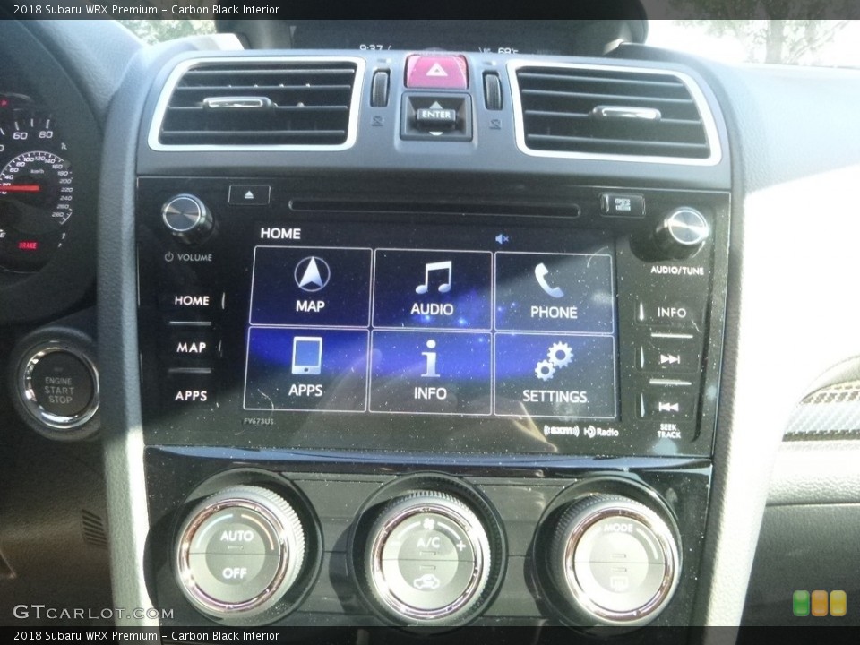 Carbon Black Interior Controls for the 2018 Subaru WRX Premium #135066534