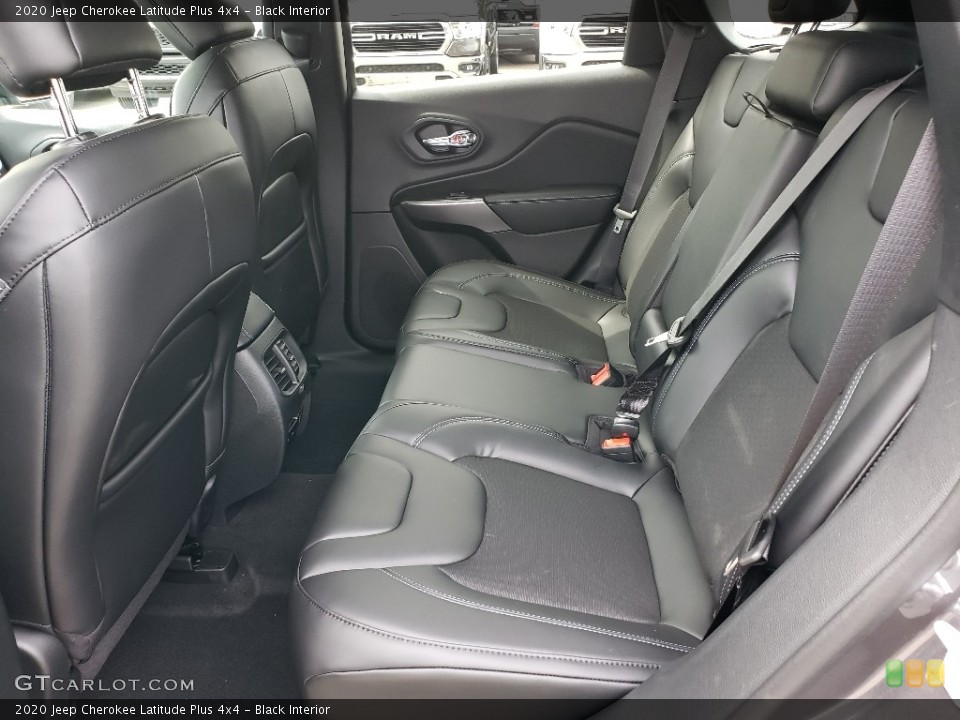 Black Interior Rear Seat for the 2020 Jeep Cherokee Latitude Plus 4x4 #135069986