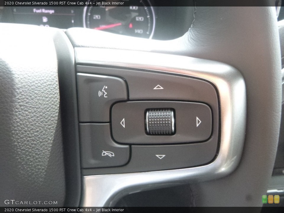 Jet Black Interior Steering Wheel for the 2020 Chevrolet Silverado 1500 RST Crew Cab 4x4 #135070270