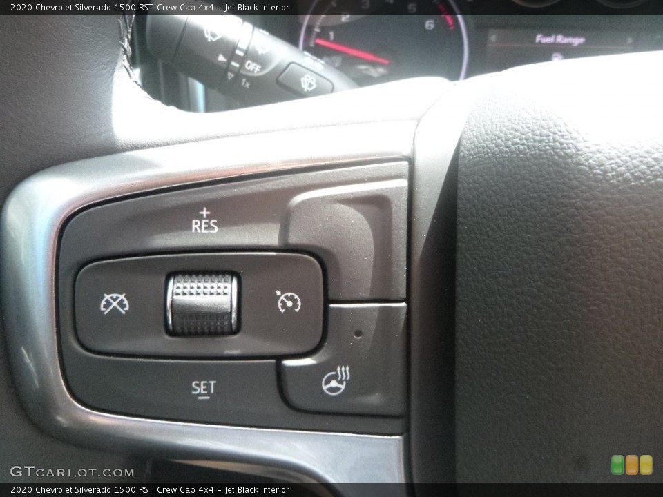 Jet Black Interior Steering Wheel for the 2020 Chevrolet Silverado 1500 RST Crew Cab 4x4 #135070288
