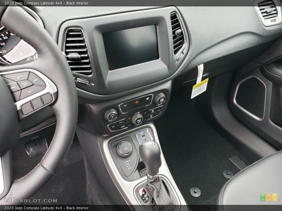 Black Interior Controls for the 2020 Jeep Compass Latitude 4x4 #135073714