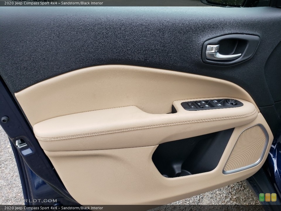 Sandstorm/Black Interior Door Panel for the 2020 Jeep Compass Sport 4x4 #135076645