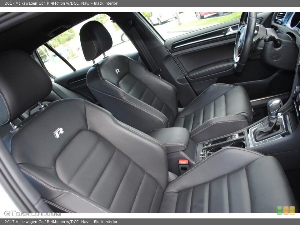 Black Interior Front Seat for the 2017 Volkswagen Golf R 4Motion w/DCC. Nav. #135077173