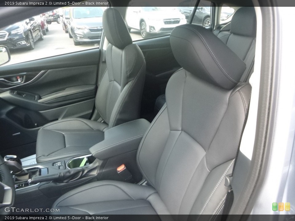 Black Interior Front Seat for the 2019 Subaru Impreza 2.0i Limited 5-Door #135078580