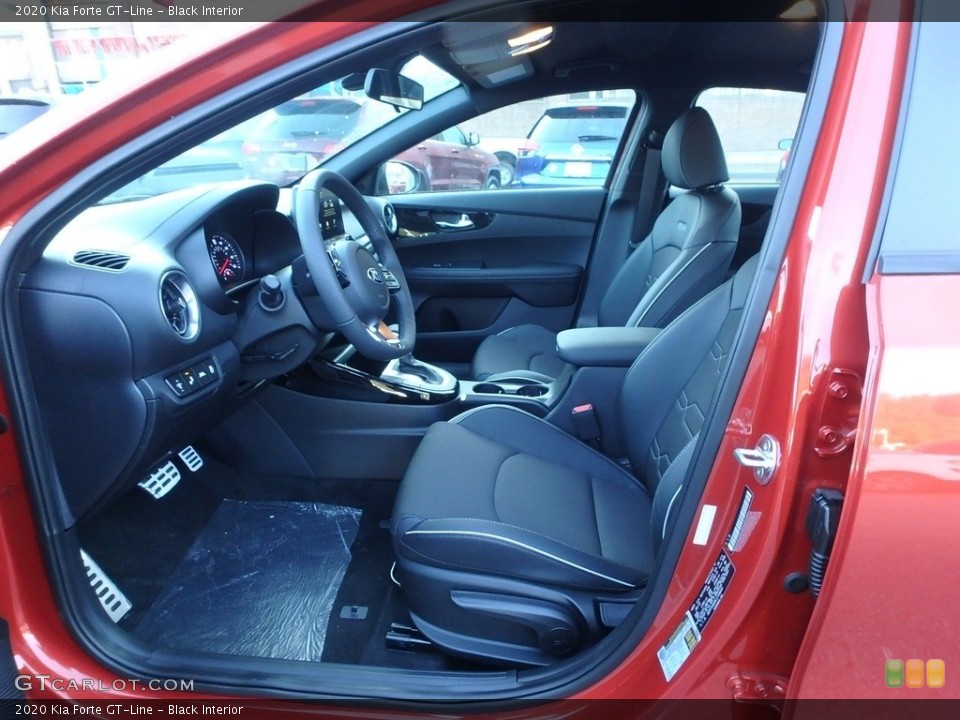Black Interior Front Seat for the 2020 Kia Forte GT-Line #135084856