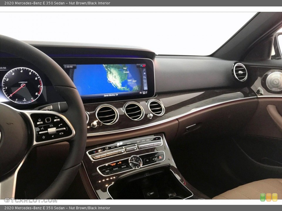 Nut Brown/Black Interior Dashboard for the 2020 Mercedes-Benz E 350 Sedan #135085021