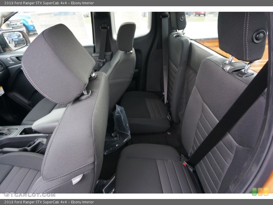 Ebony Interior Rear Seat for the 2019 Ford Ranger STX SuperCab 4x4 #135094229