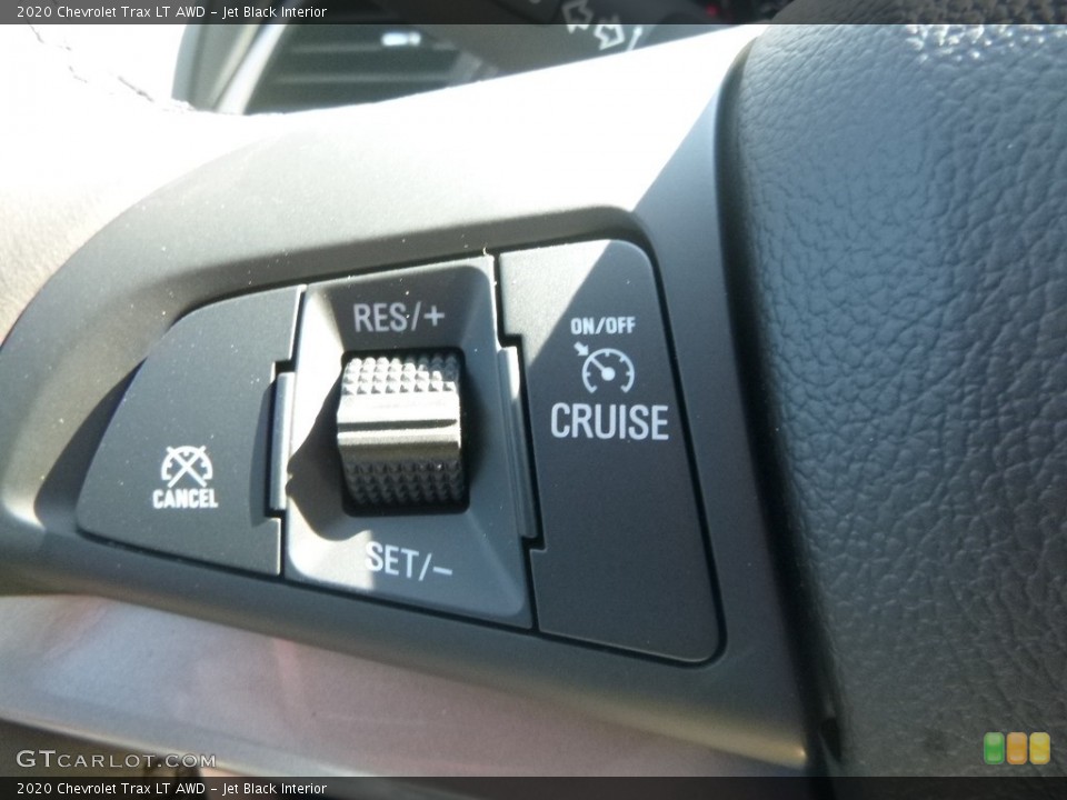 Jet Black Interior Steering Wheel for the 2020 Chevrolet Trax LT AWD #135102005