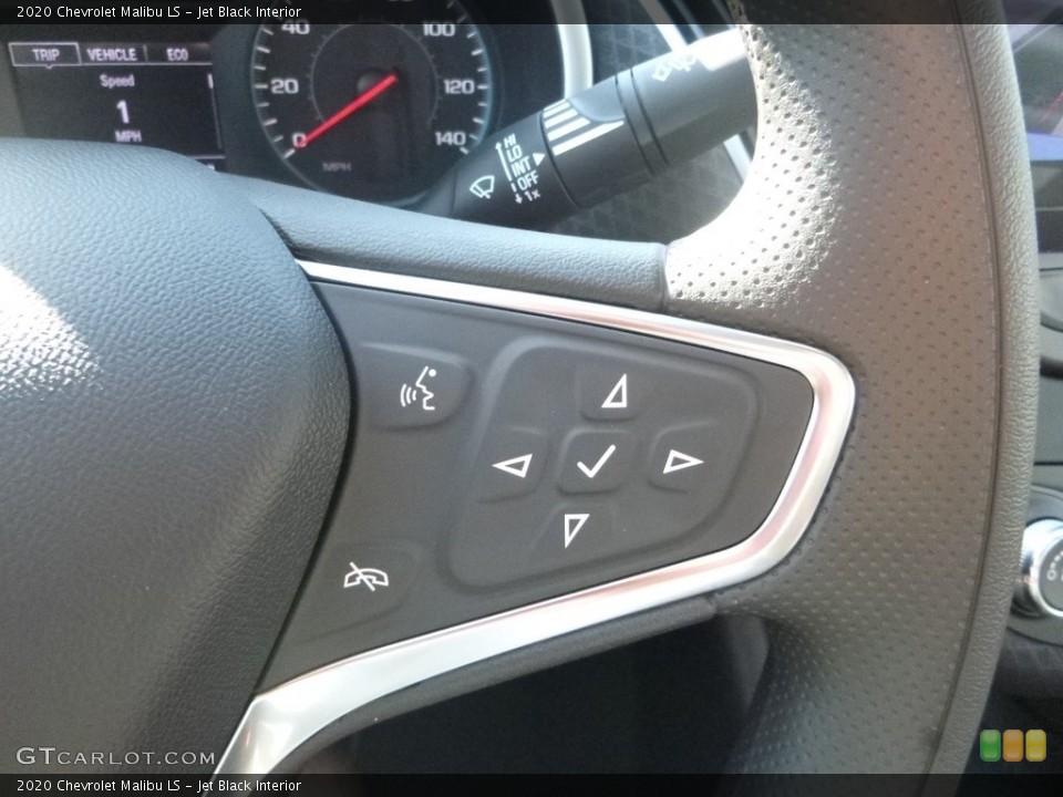 Jet Black Interior Steering Wheel for the 2020 Chevrolet Malibu LS #135104759