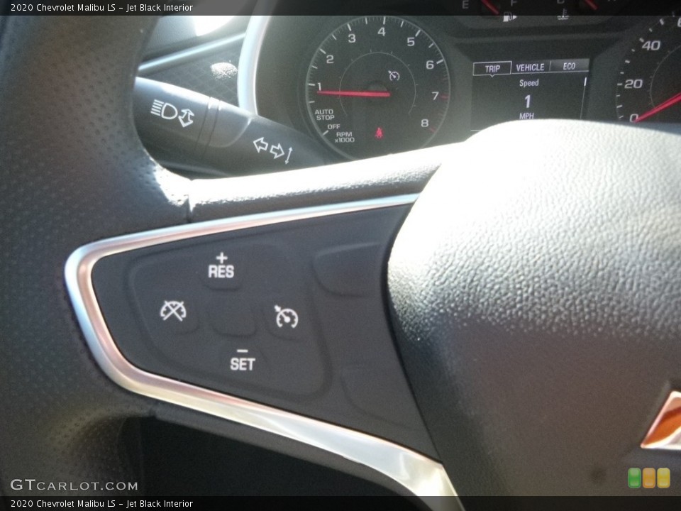 Jet Black Interior Steering Wheel for the 2020 Chevrolet Malibu LS #135104777