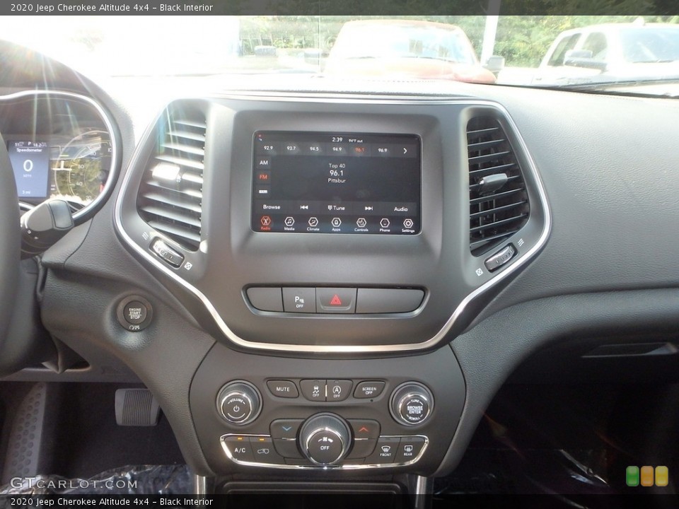 Black Interior Controls for the 2020 Jeep Cherokee Altitude 4x4 #135106868