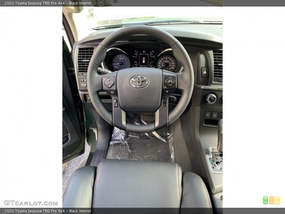 Black Interior Steering Wheel for the 2020 Toyota Sequoia TRD Pro 4x4 #135111101