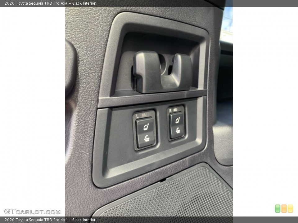 Black Interior Controls for the 2020 Toyota Sequoia TRD Pro 4x4 #135111272