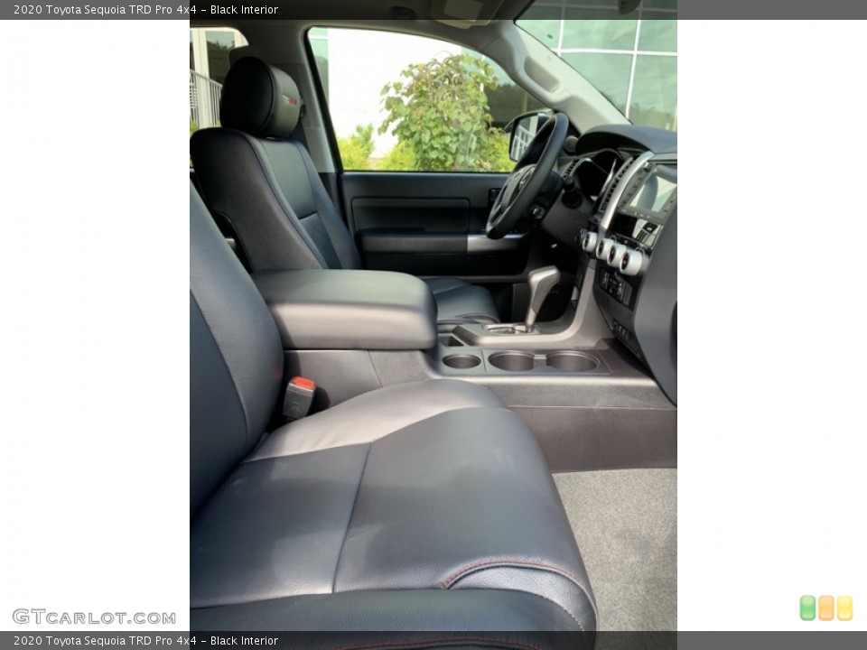 Black Interior Photo for the 2020 Toyota Sequoia TRD Pro 4x4 #135111452