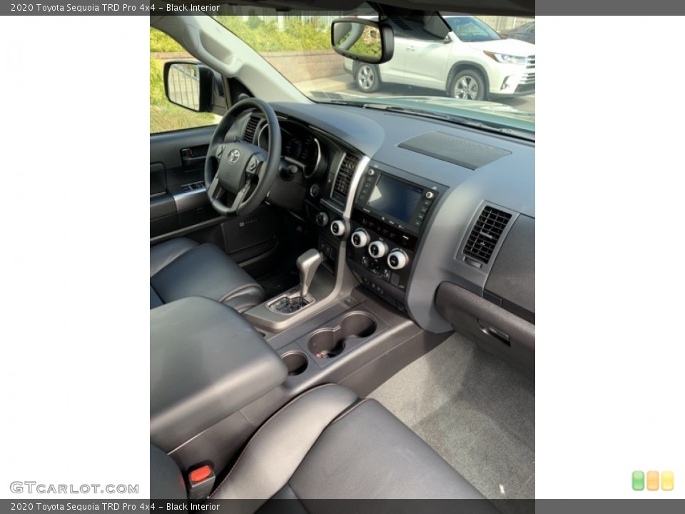 Black Interior Dashboard For The 2020 Toyota Sequoia Trd Pro