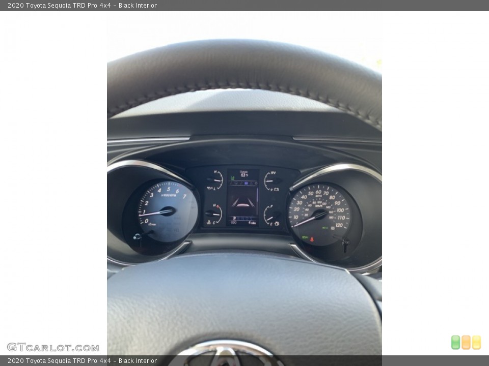 Black Interior Gauges for the 2020 Toyota Sequoia TRD Pro 4x4 #135111491