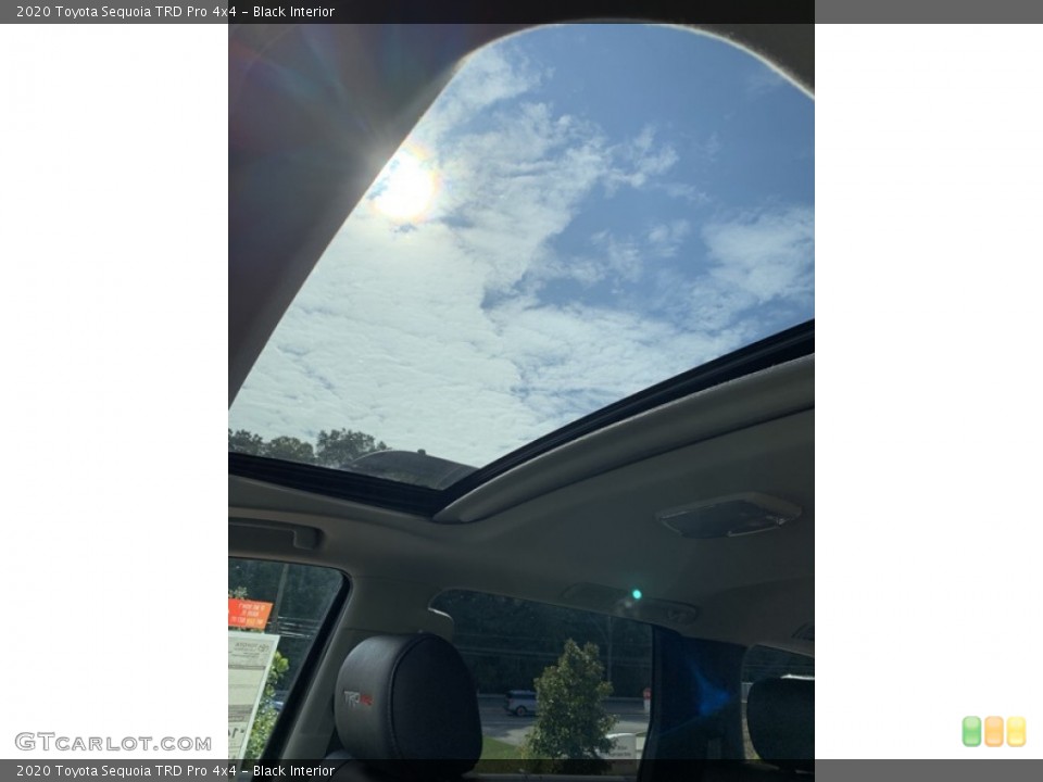 Black Interior Sunroof for the 2020 Toyota Sequoia TRD Pro 4x4 #135111614