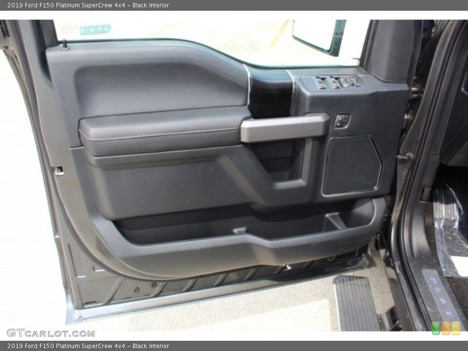 Black Interior Door Panel for the 2019 Ford F150 Platinum SuperCrew 4x4 #135121287