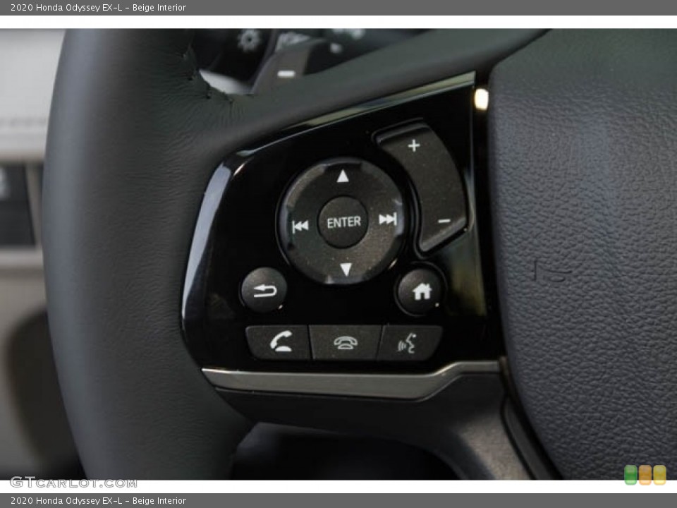 Beige Interior Steering Wheel for the 2020 Honda Odyssey EX-L #135123337