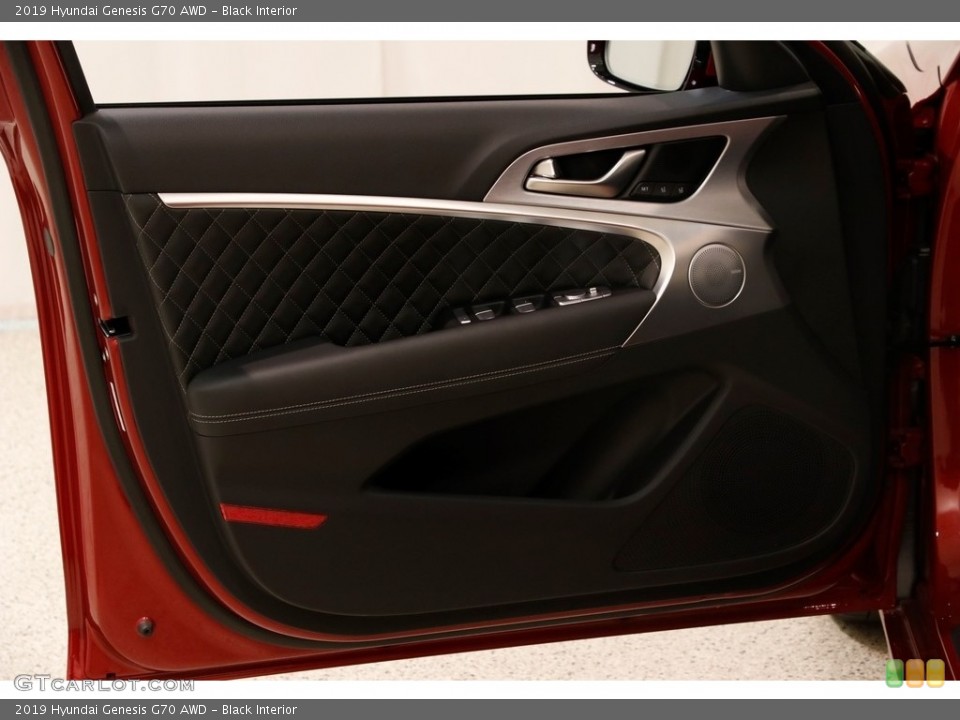 Black Interior Door Panel for the 2019 Hyundai Genesis G70 AWD #135123477