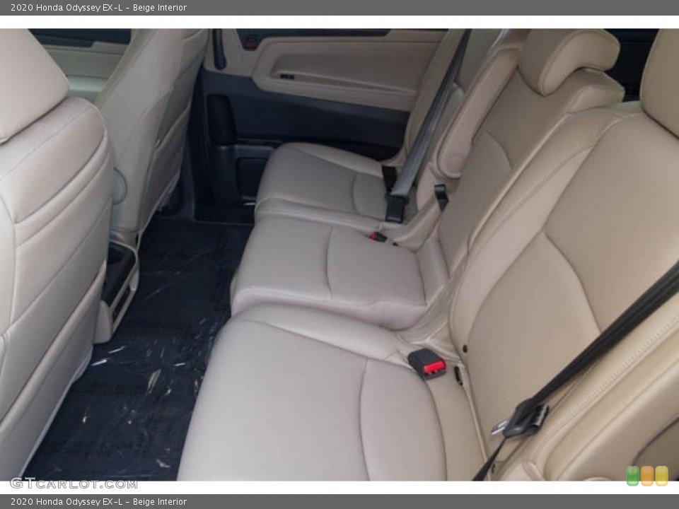 Beige Interior Rear Seat for the 2020 Honda Odyssey EX-L #135123498