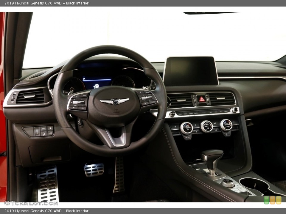 Black Interior Dashboard for the 2019 Hyundai Genesis G70 AWD #135123513