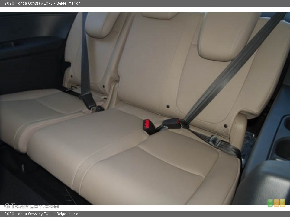 Beige Interior Rear Seat for the 2020 Honda Odyssey EX-L #135123549