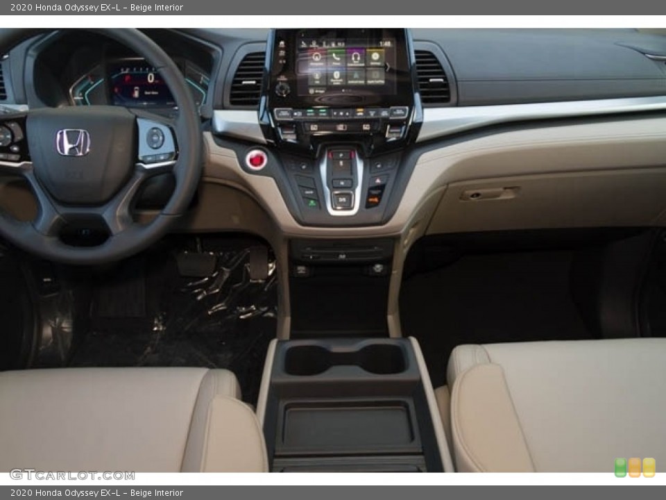 Beige Interior Dashboard for the 2020 Honda Odyssey EX-L #135123570