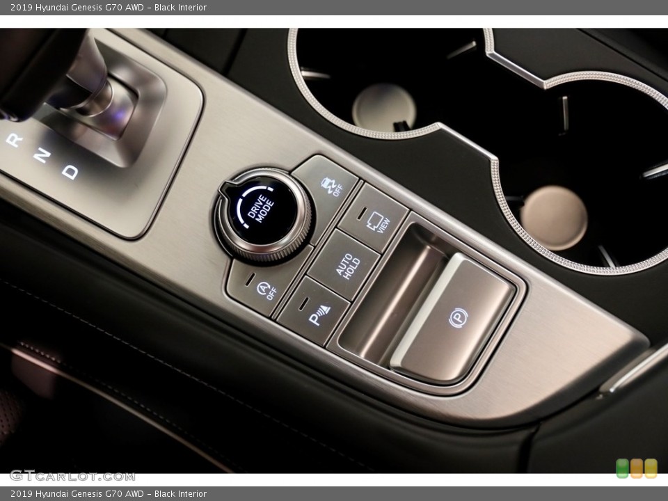 Black Interior Controls for the 2019 Hyundai Genesis G70 AWD #135123744