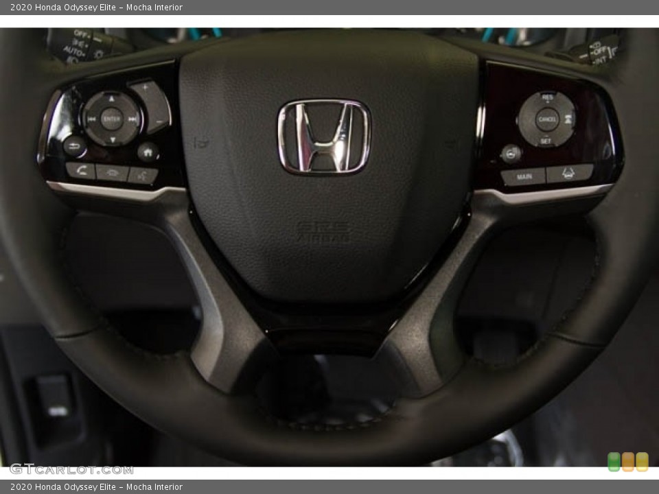Mocha Interior Steering Wheel for the 2020 Honda Odyssey Elite #135124089