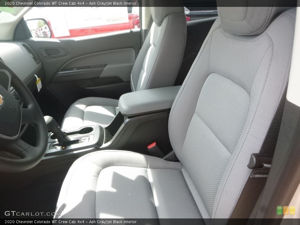 Ash Gray/Jet Black Interior Front Seat for the 2020 Chevrolet Colorado WT Crew Cab 4x4 #135124230