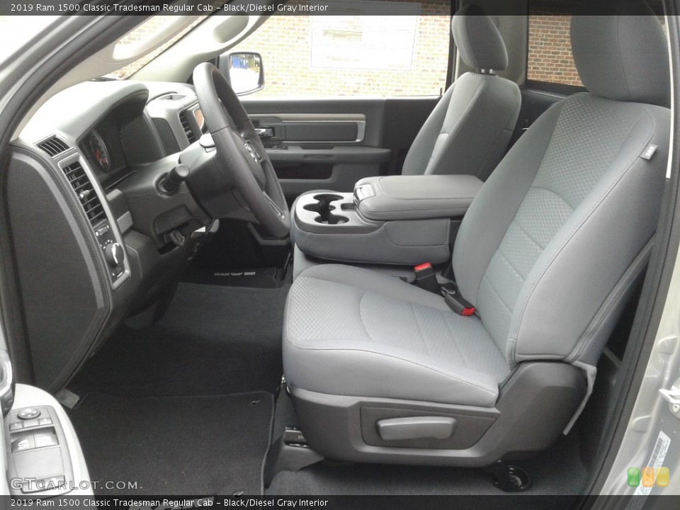 Black/Diesel Gray Interior Front Seat for the 2019 Ram 1500 Classic Tradesman Regular Cab #135125865