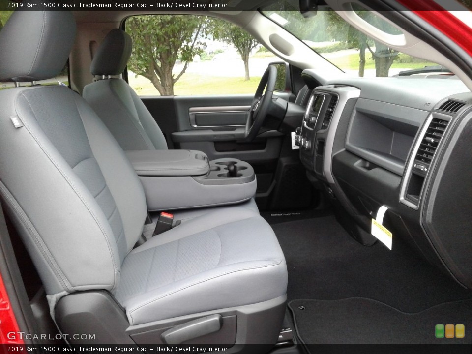 Black/Diesel Gray Interior Front Seat for the 2019 Ram 1500 Classic Tradesman Regular Cab #135126828