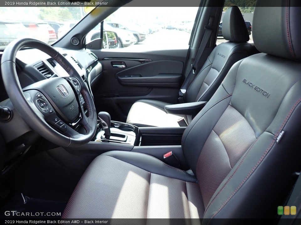 Black Interior Front Seat for the 2019 Honda Ridgeline Black Edition AWD #135128454