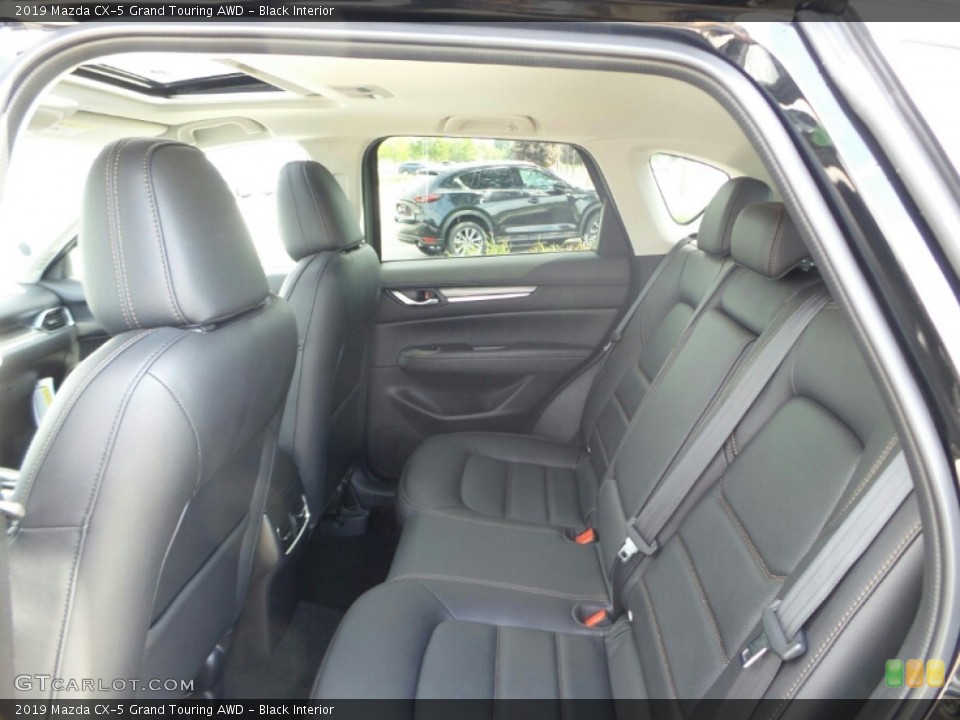 Black Interior Rear Seat for the 2019 Mazda CX-5 Grand Touring AWD #135130113