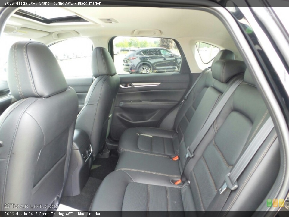 Black Interior Rear Seat for the 2019 Mazda CX-5 Grand Touring AWD #135130575